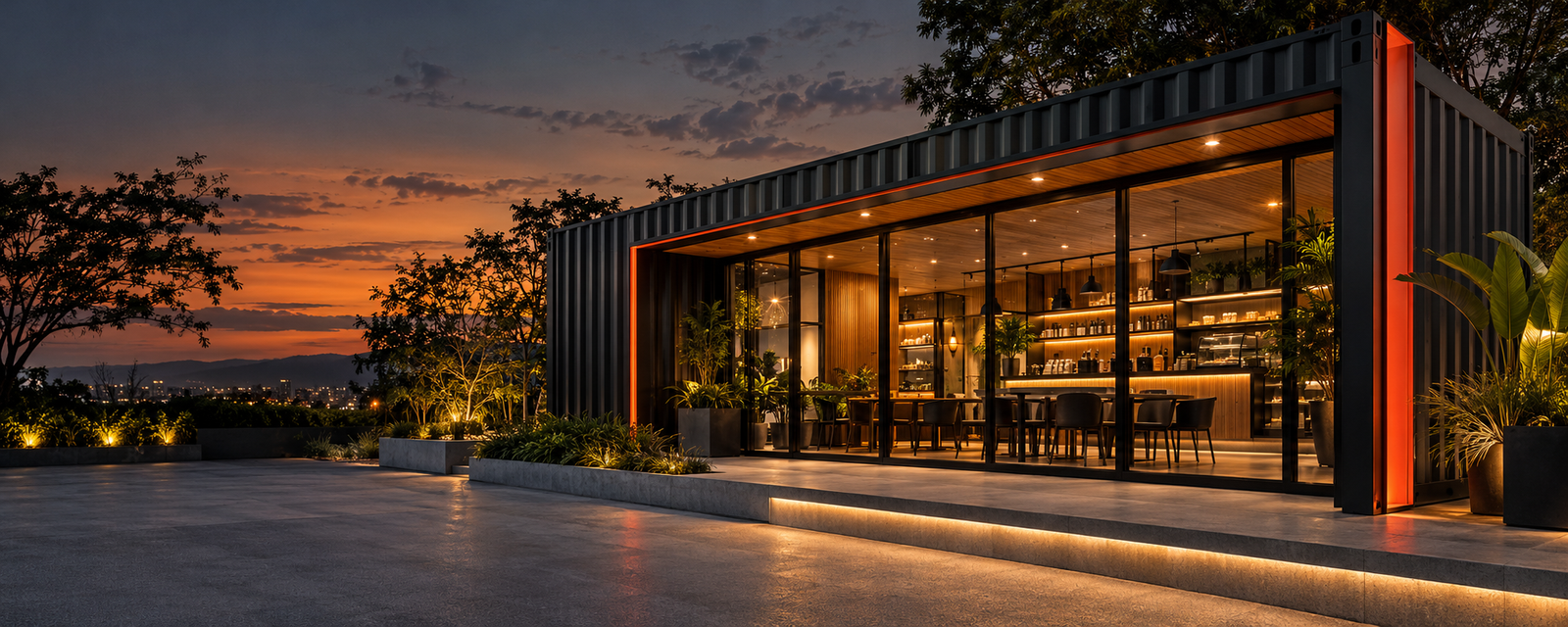 Container comercial modular premium